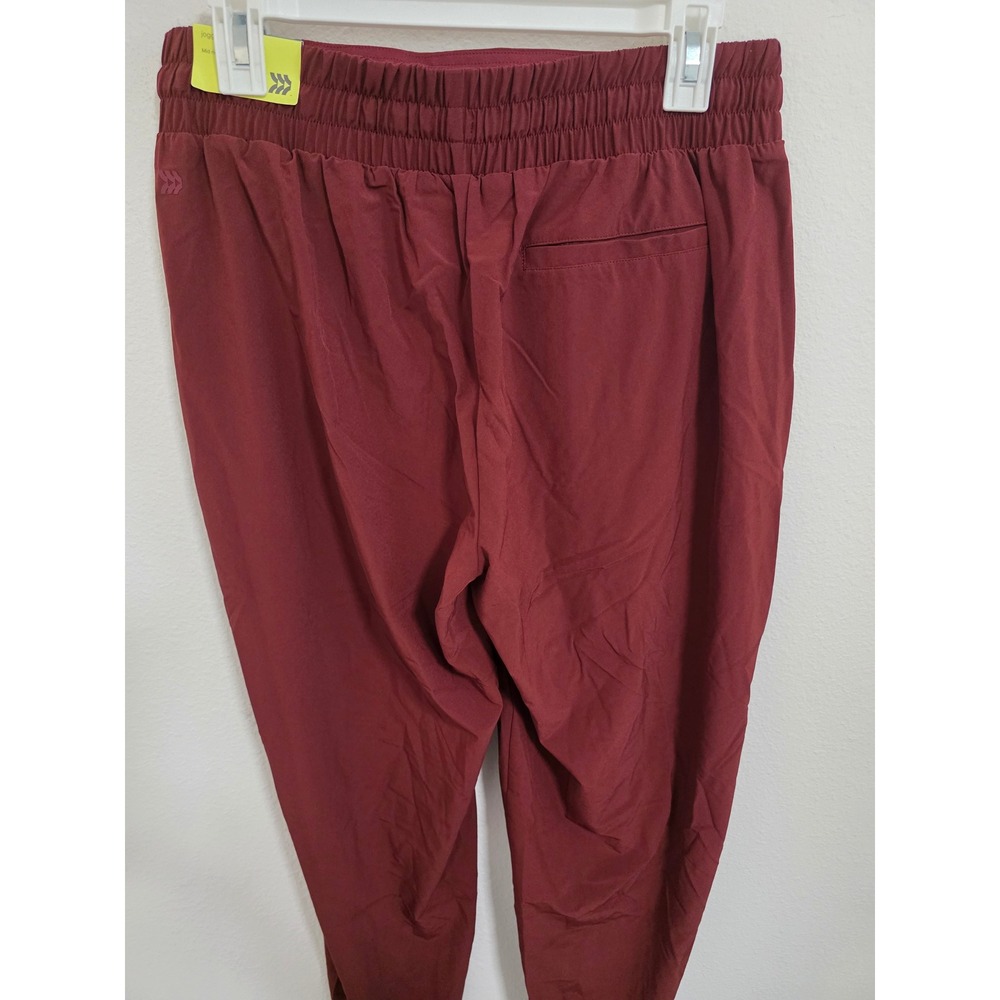 All in Motion Womens Maroon Active Light Mid-Rise Jogger Pants Size M NWT - Picture 5 of 5